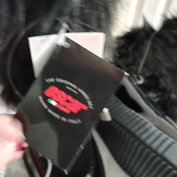 Oscar Sport Ski Ape Faux Fur Patent Leather Black Boots 9.5 - Picture 8 of 12